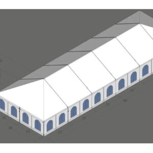 30'x90' Turbotrack Tent
