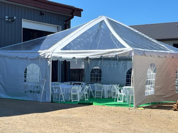 30x30 Clear Top Tent