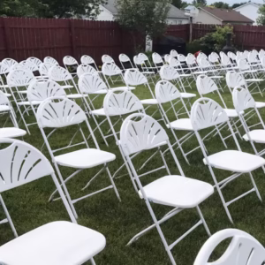 Fan Back Folding Chair