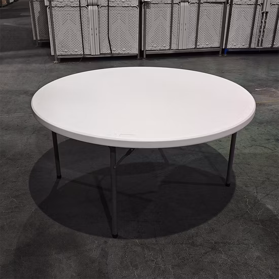 Heavy-Duty-HDPE-White-Plastic-60-Inch-Folding-Banquet-Round-Tables-for-Events-Party