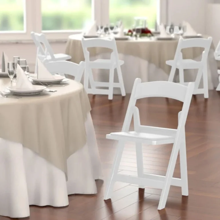 WhiteResinChairsReceptionStyled
